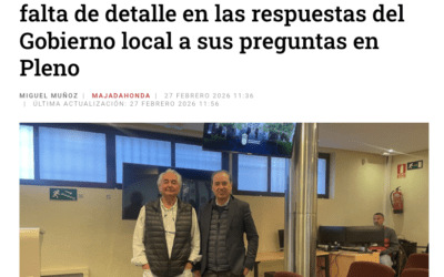 «Vecinos por Majadahonda» formula 5 preguntas al PP y le responde con solo 6 líneas: eco en la prensa regional