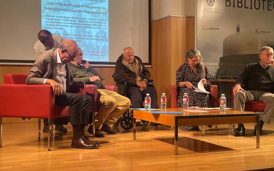 El historiador Manuel Gesteiro resume su vida: «Así empezó mi relación con Majadahonda»