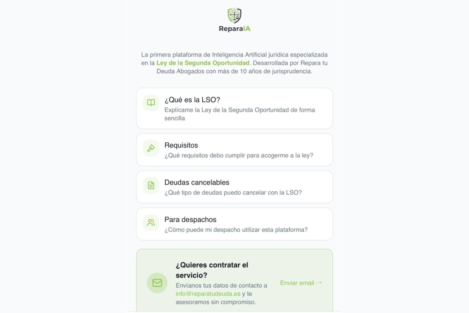 Grupo Repara lanza la primera plataforma de inteligencia artificial de la Ley de Segunda Oportunidad