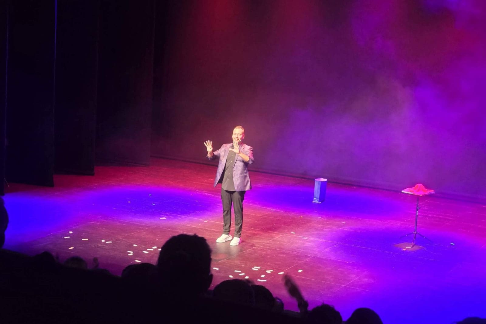 Gerardo Martínez; espectáculos de magia participativa con humor para eventos y empresas.