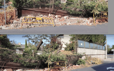 Vecinos de El Plantío que lindan con Majadahonda piden al Ayuntamiento que obligue a una Urbanización a retirar los restos del vendaval