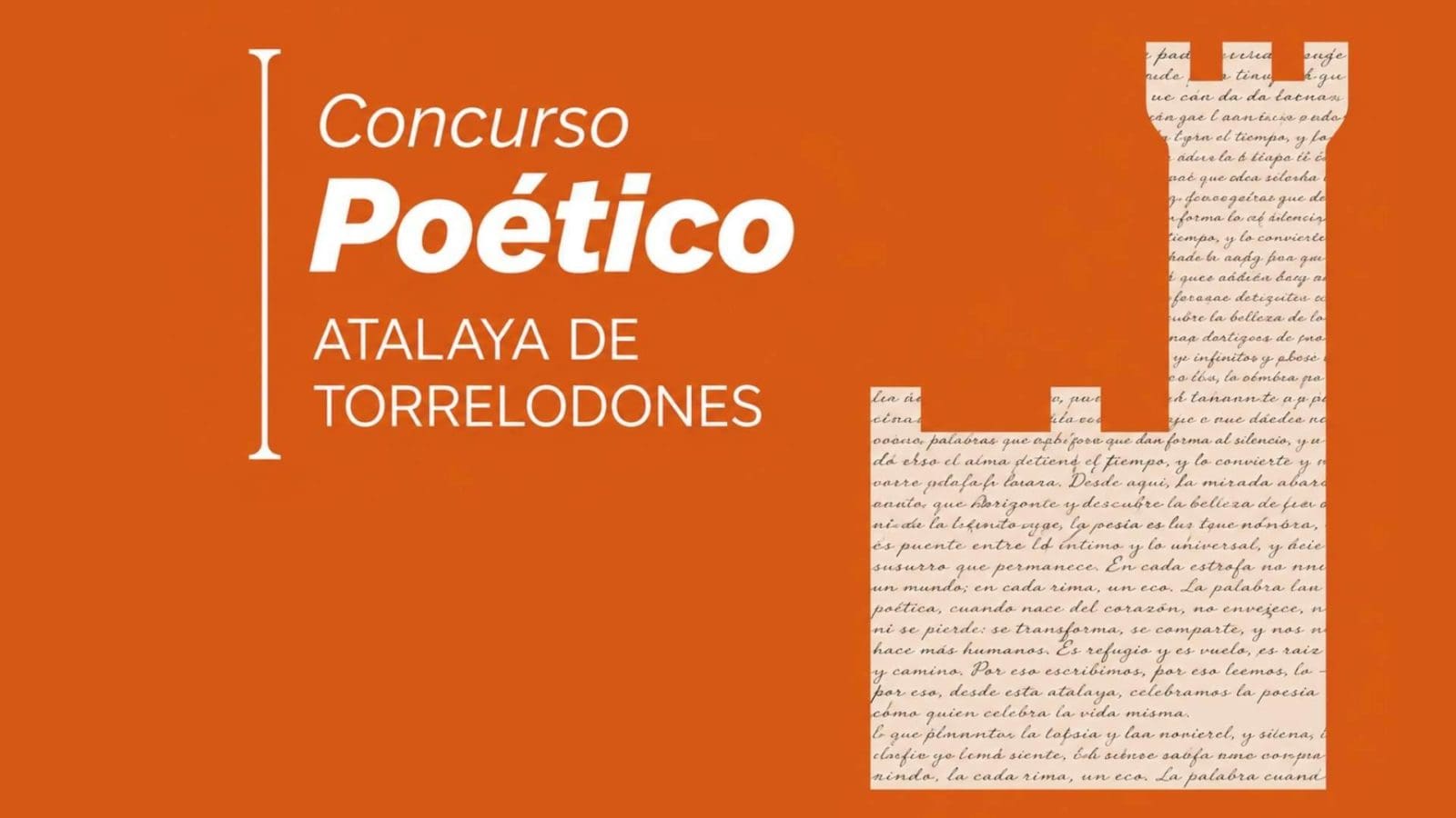 I Concurso Poético ´Atalaya de Torrelodones´; la palabra como horizonte creativo