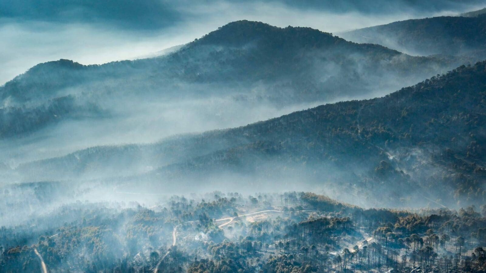 Las impactantes imágenes que muestran el desastre causado por los incendios en España