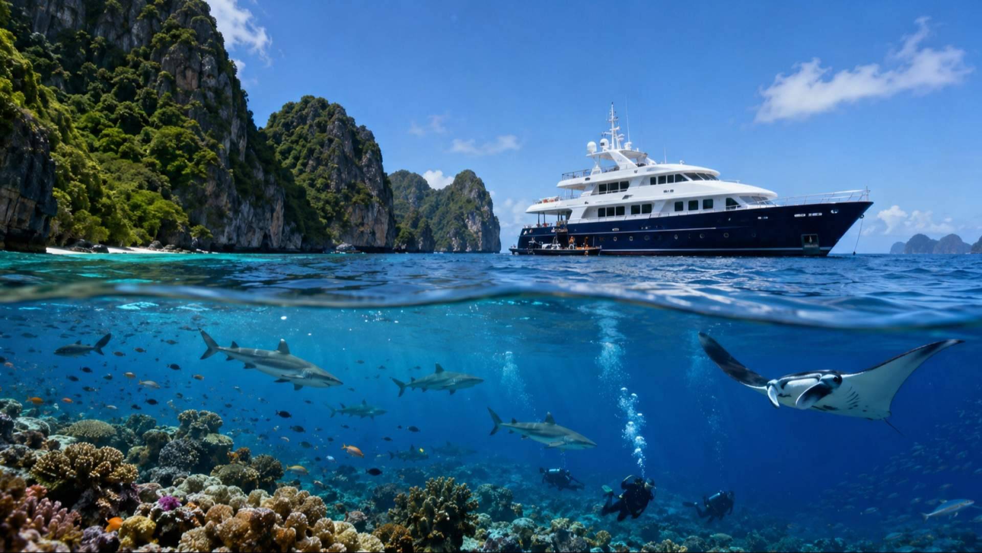 Scuba Finders amplía su oferta con cruceros de buceo Liveaboard alrededor del mundo
