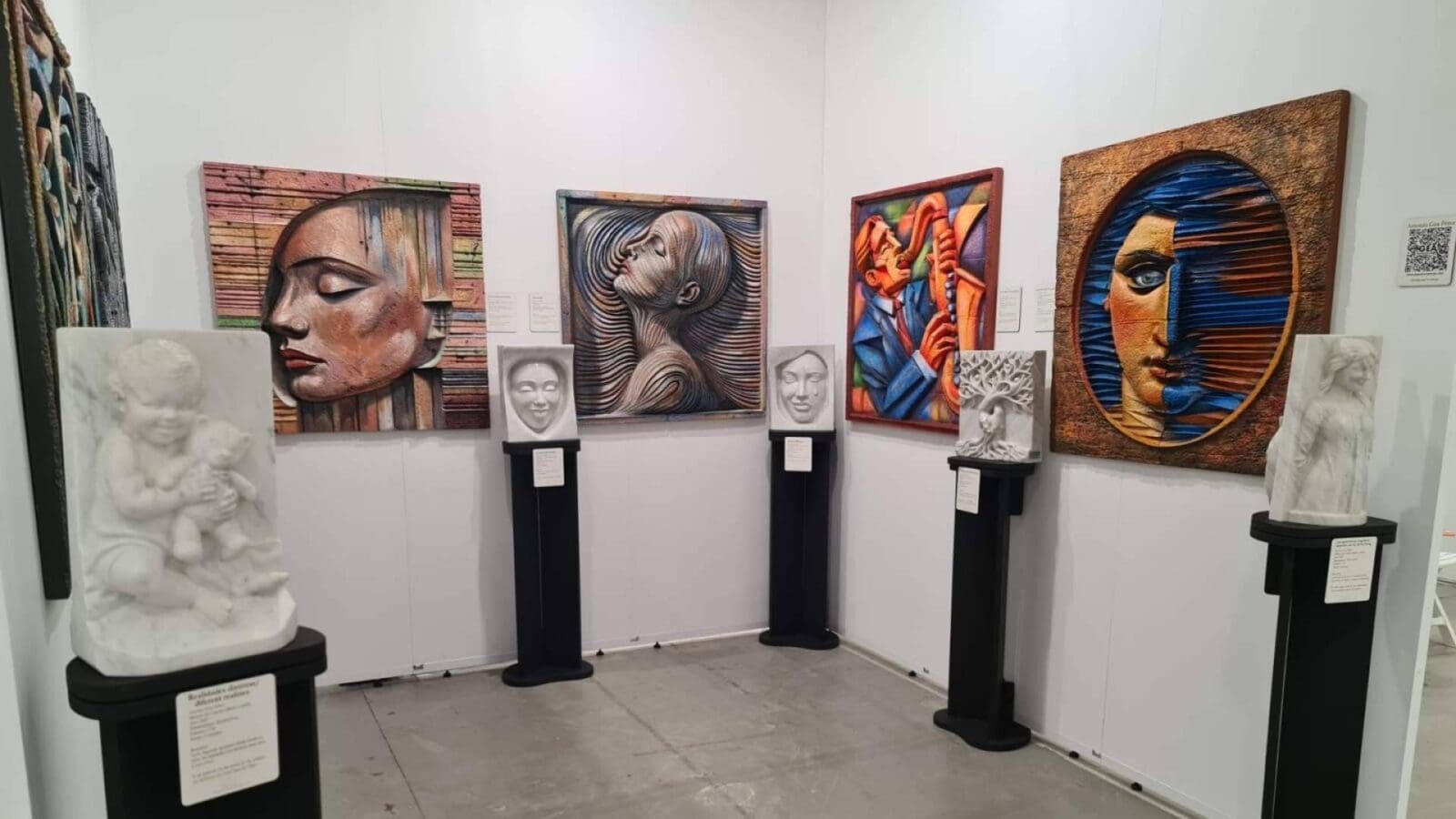 El arte volumétrico de Antonio Gea Pérez protagoniza su paso por Art World Marbella 2026