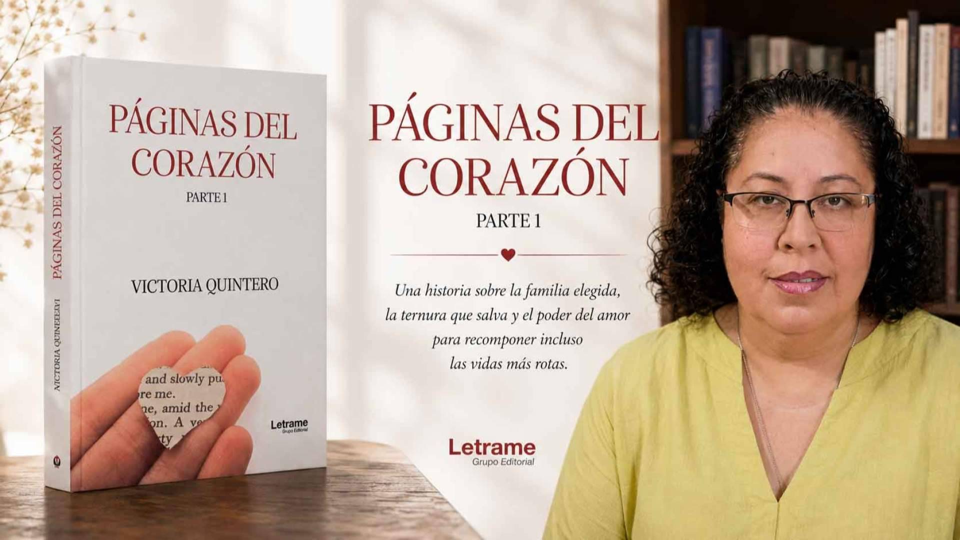 Victoria Quintero Aguilar presenta *Páginas del Corazón*, una novela juvenil sobre amistad y literatura