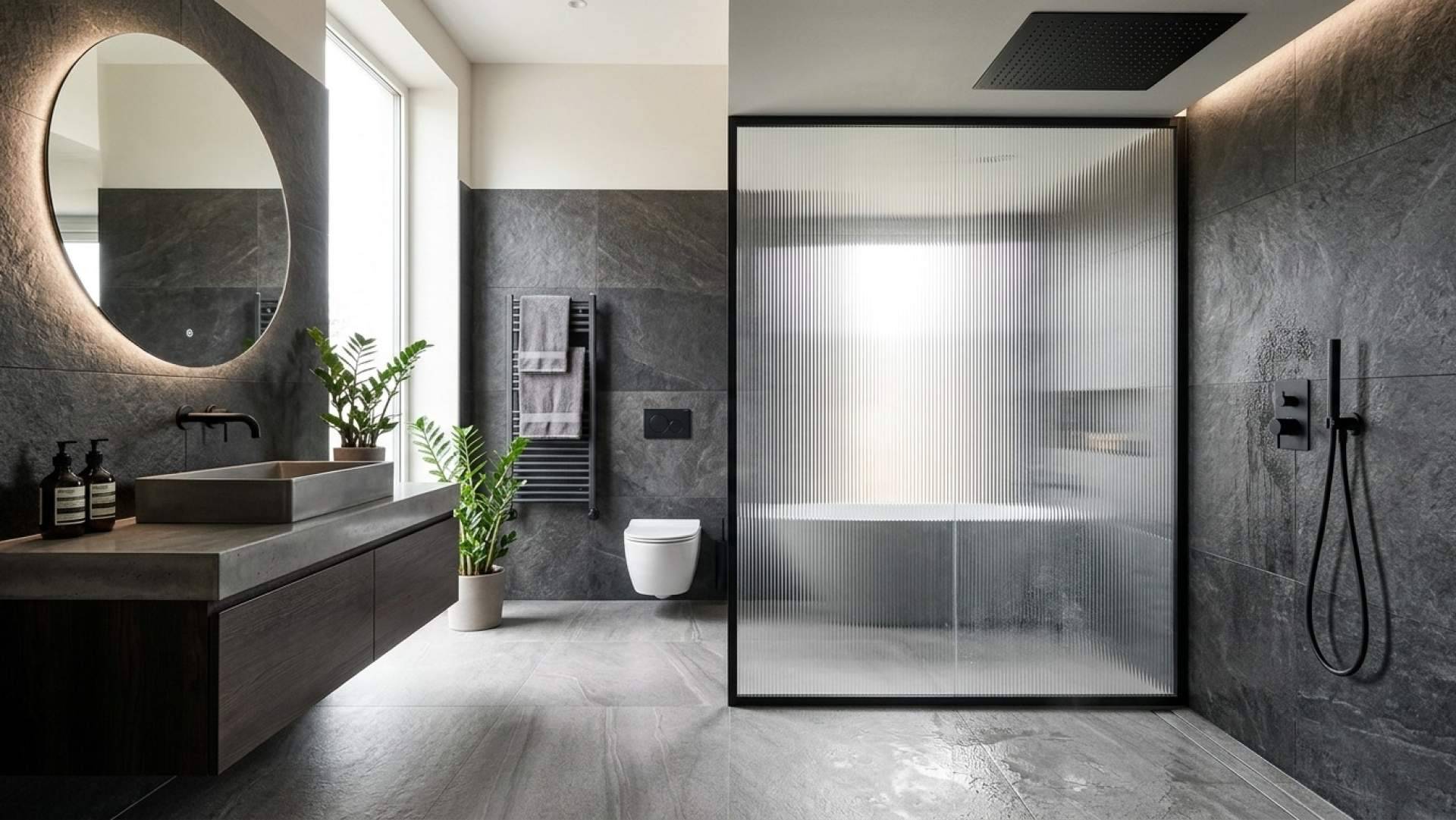 El baño cambia de aspecto; la grifería empotrada y las mamparas ganan protagonismo
