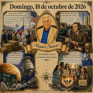 Efemérides Majadahonda (18 de octubre): «El progreso depende de nuestra capacidad para mirar donde otros no miran»