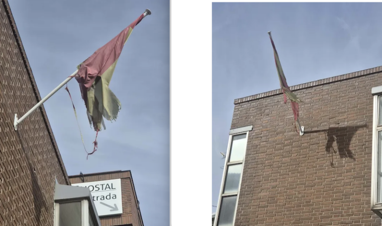 Los vecinos de Majadahonda denuncian al Ayuntamiento el mal estado de la bandera de España en edificios públicos: Fiesta de la Hispanidad 2026