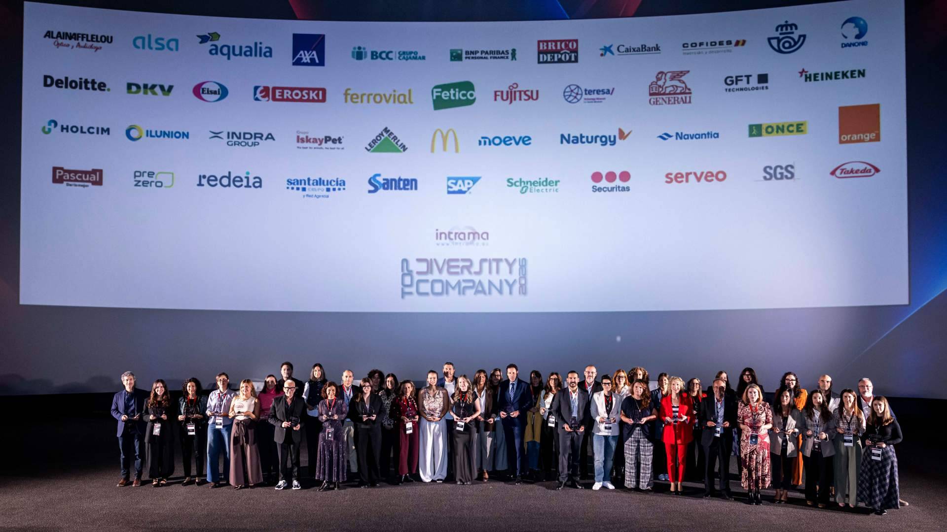 45 empresas reciben la Certificación TOP DIVERSITY COMPANY 2026 por su compromiso con la DEI