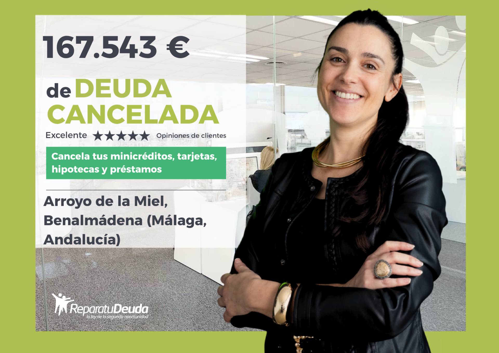 Repara tu Deuda exonera 167.543 € a un hombre con la Ley de Segunda Oportunidad en Arroyo de la Miel, Benalmádena (Málaga, Andalucía)