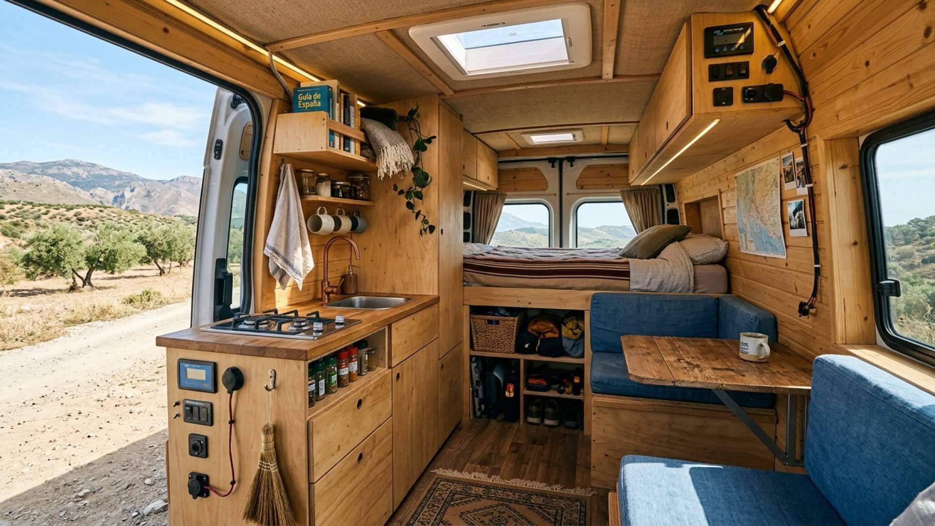 Ucoga explica cómo asegurar una furgoneta camperizada; muebles, placas solares y reformas