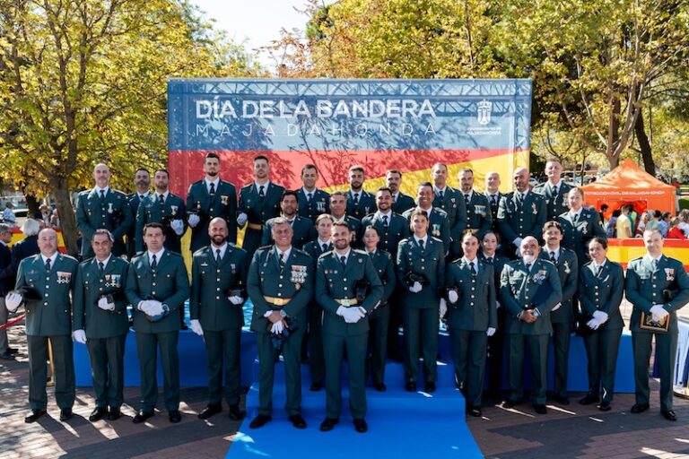 Emotivo discurso del teniente comandante de la Guardia Civil de Majadahonda: «Este año ha sido bastante duro para mí en el plano personal»