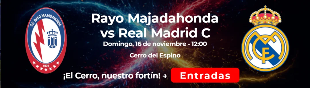 Rayo Majadahonda contra Real Madrid