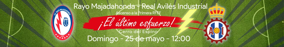 Rayo Majadahonda contra Real Avilés Industrial