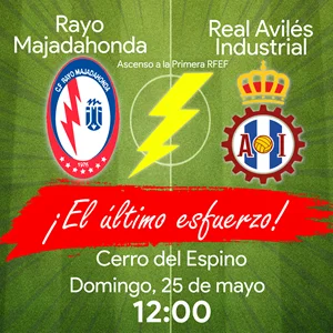 Rayo Majadahonda contra Real Avilés Industrial