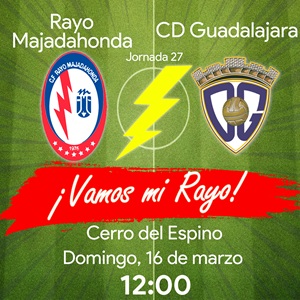 Rayo Majadahonda contra Club Deportivo Guadalajara