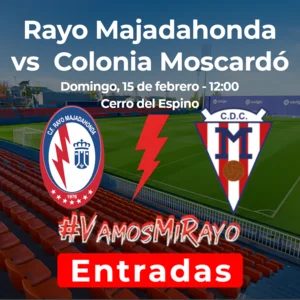 Rayo Majadahonda contra Colonia Moscardó