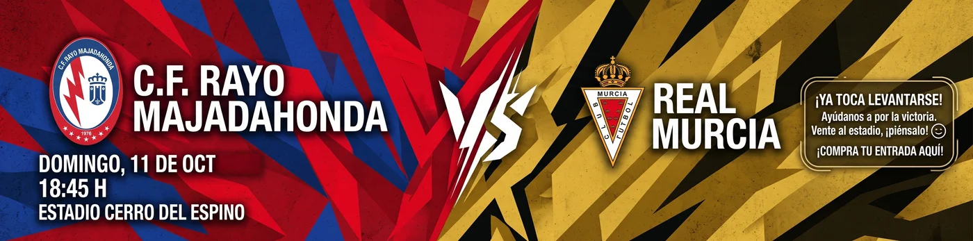 Rayo Majadahonda contra Real Murcia