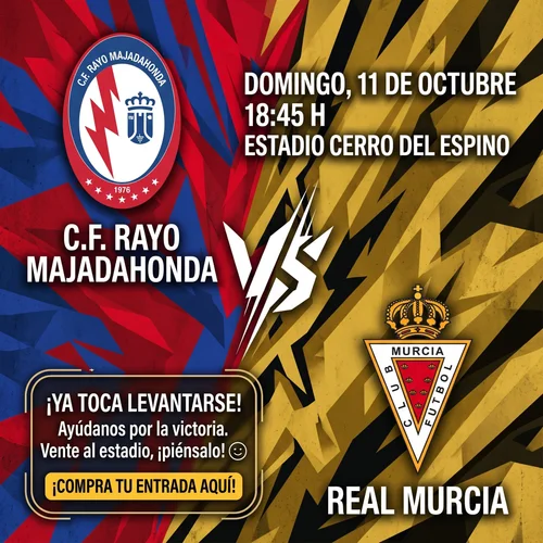 Rayo Majadahonda contra Real Murcia