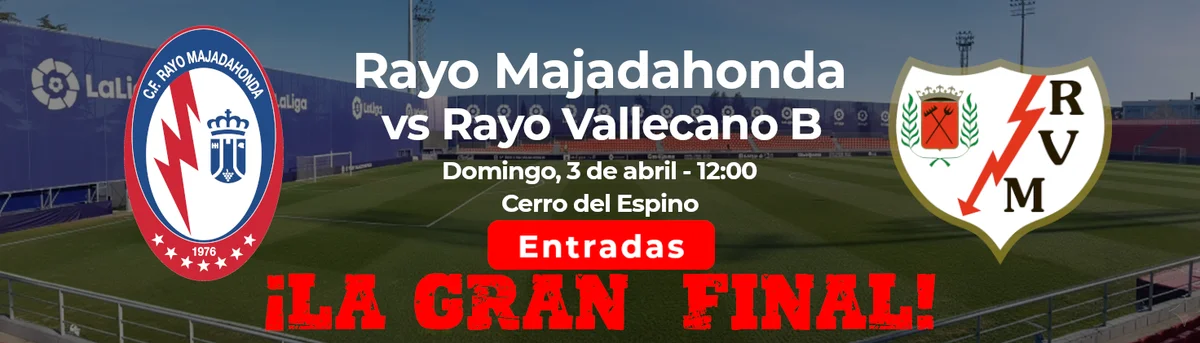 Rayo Majadahonda contra Rayo Vallecano B