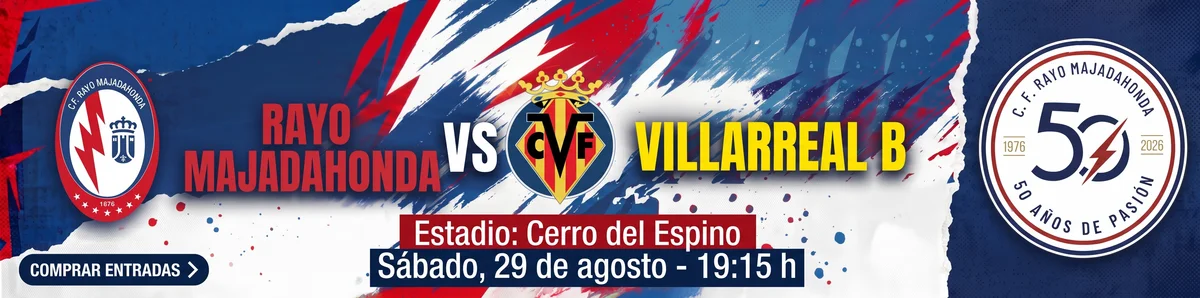 Rayo Majadahonda contra Villarreal B